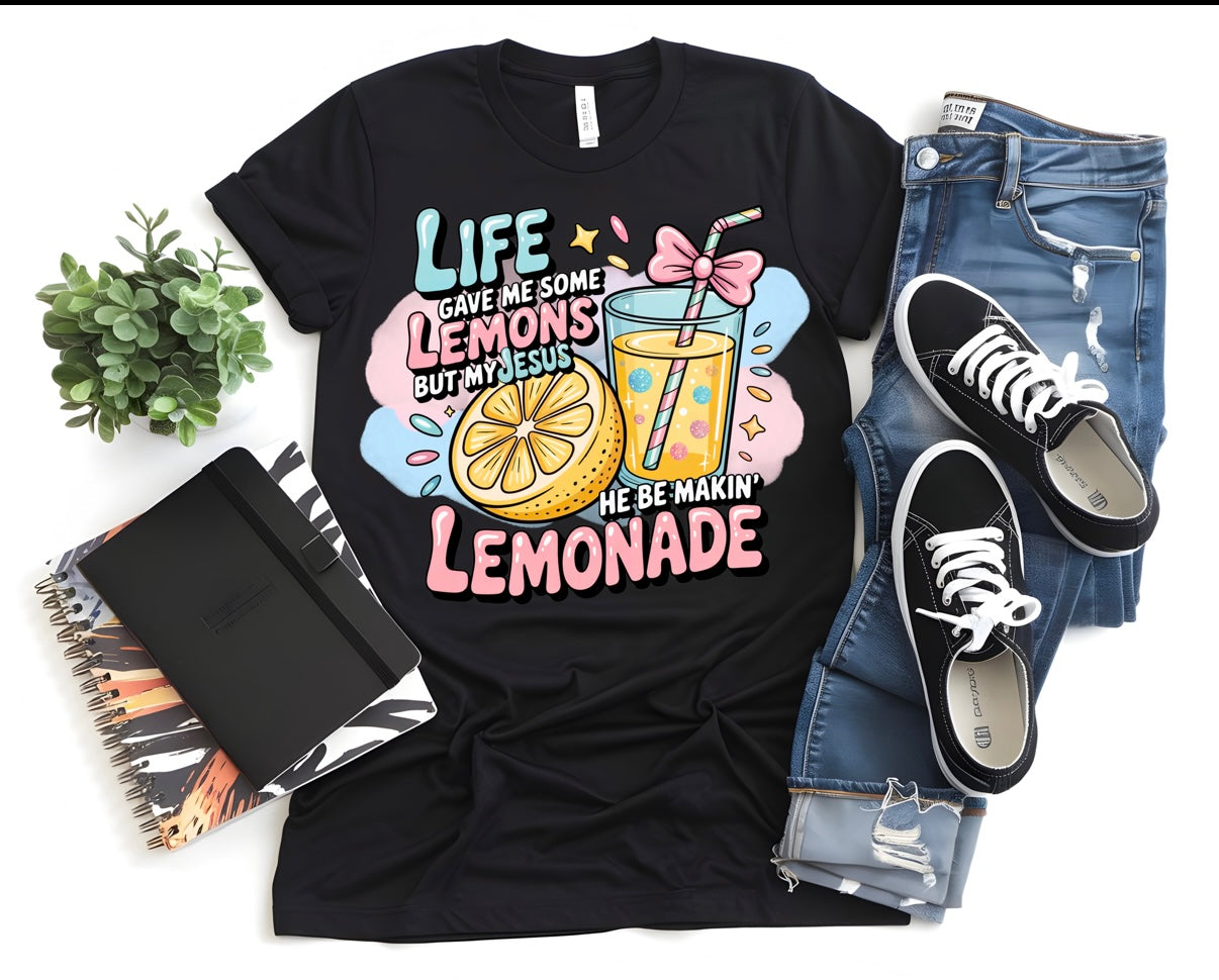 Pink & Blue Splash Lemonade T-shirt